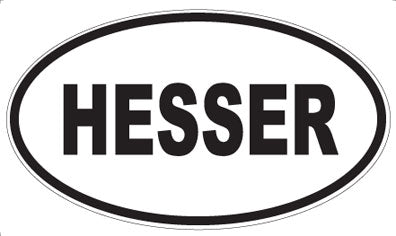 HESSER - Oval Magnet