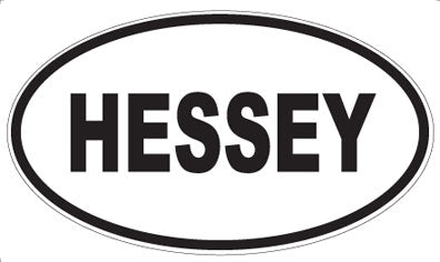 HESSEY - Oval Magnet