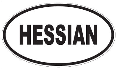 HESSIAN - Oval Magnet