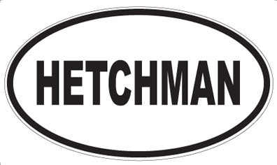 HETCHMAN - Oval Magnet