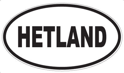 HETLAND - Oval Magnet