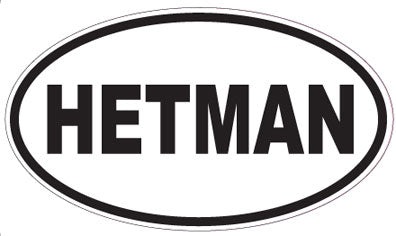 HETMAN - Oval Sticker