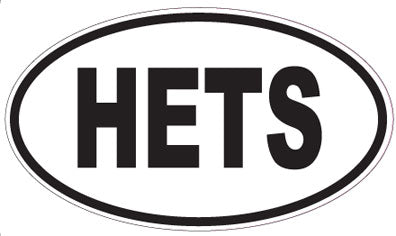 HETS - Oval Sticker