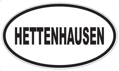 HETTENHAUSEN - Oval Magnet
