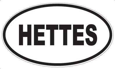HETTES - Oval Magnet