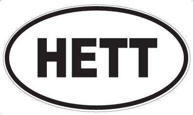 HETT - Oval Magnet