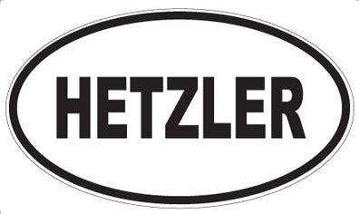 HETZLER - Oval Magnet