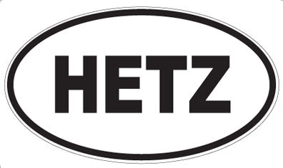 HETZ - Oval Magnet