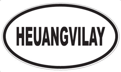 HEUANGVILAY - Oval Magnet
