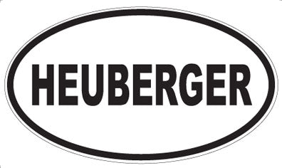 HEUBERGER - Oval Magnet