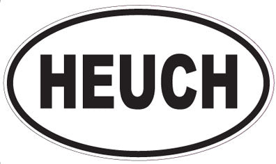 HEUCH - Oval Sticker
