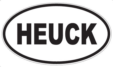 HEUCK - Oval Sticker