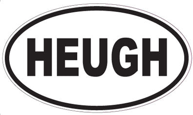 HEUGH - Oval Magnet