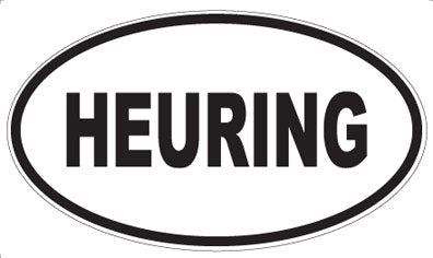 HEURING - Oval Magnet