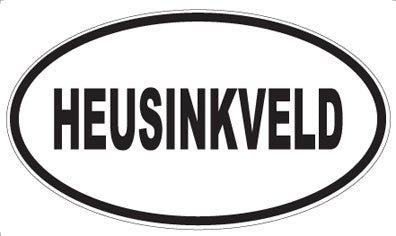 HEUSINKVELD - Oval Sticker