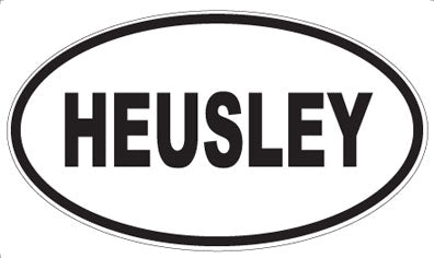 HEUSLEY - Oval Magnet