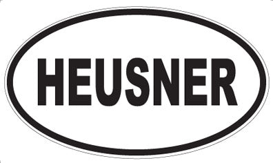 HEUSNER - Oval Magnet