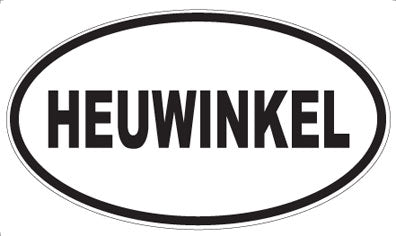 HEUWINKEL - Oval Magnet
