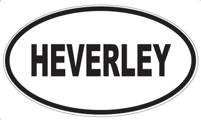 HEVERLEY - Oval Magnet