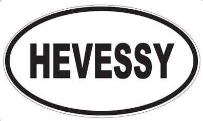 HEVESSY - Oval Sticker