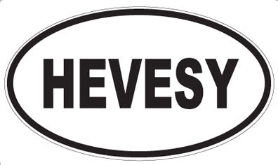 HEVESY - Oval Magnet