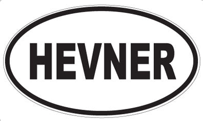 HEVNER - Oval Magnet