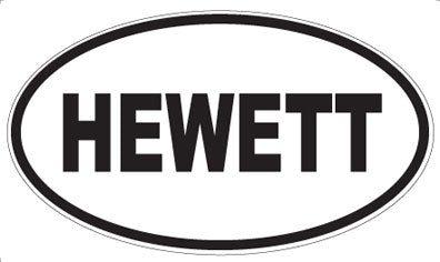 HEWETT - Oval Magnet