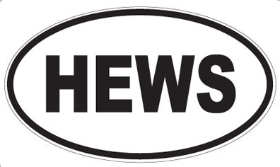 HEWS - Oval Magnet