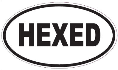 HEXED - Oval Magnet
