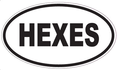 HEXES - Oval Magnet