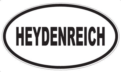 HEYDENREICH - Oval Magnet