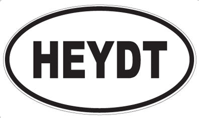 HEYDT - Oval Magnet