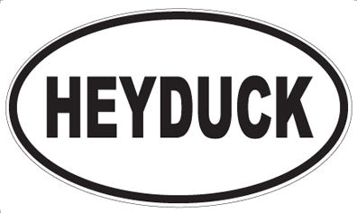 HEYDUCK - Oval Magnet