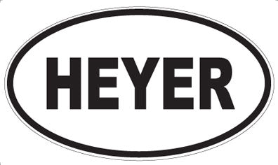 HEYER - Oval Magnet