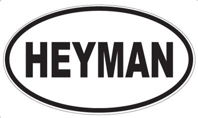 HEYMAN - Oval Magnet