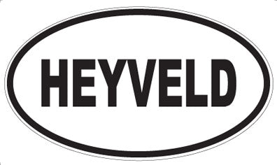 HEYVELD - Oval Sticker