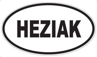 HEZIAK - Oval Magnet