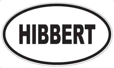 HIBBERT - Oval Magnet