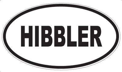 HIBBLER - Oval Magnet