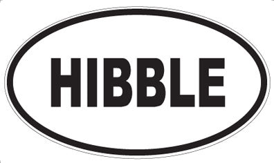 HIBBLE - Oval Magnet