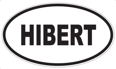 HIBERT - Oval Magnet