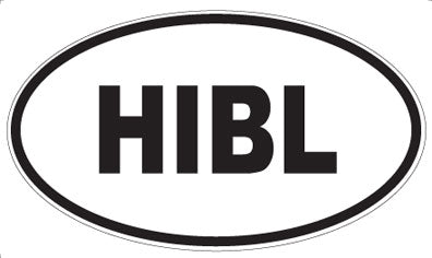 HIBL - Oval Magnet