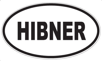 HIBNER - Oval Magnet