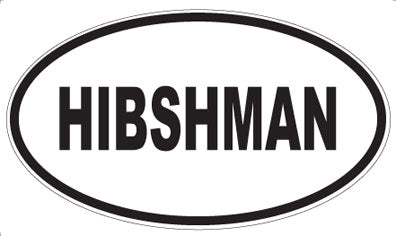 HIBSHMAN - Oval Magnet