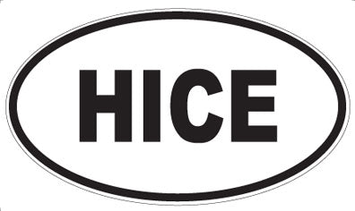 HICE - Oval Magnet