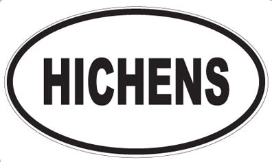 HICHENS - Oval Magnet