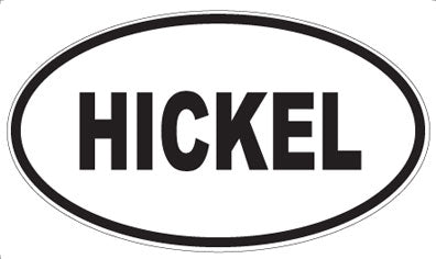 HICKEL - Oval Magnet