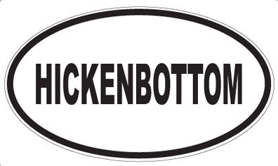 HICKENBOTTOM - Oval Magnet
