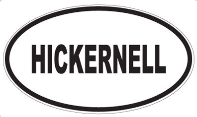 HICKERNELL - Oval Magnet