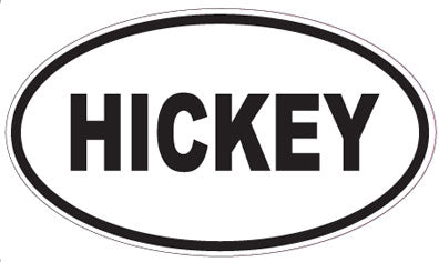 HICKEY - Oval Sticker